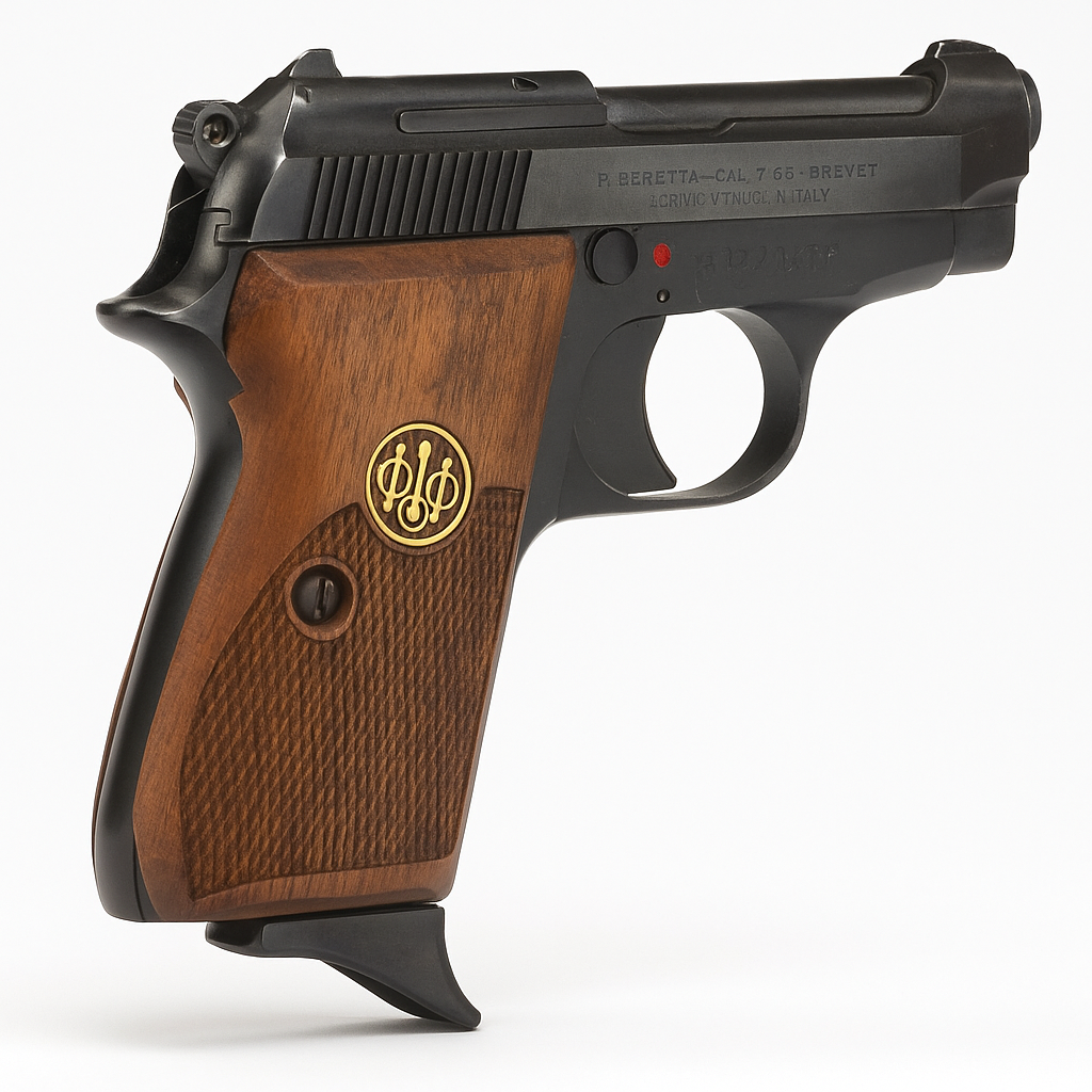 Brass Logo Crest Walnut Grip