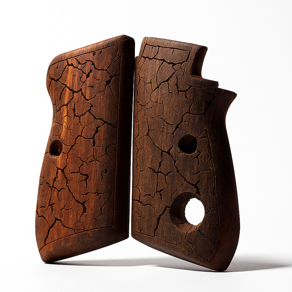 Cracked Earth Walnut Grip
